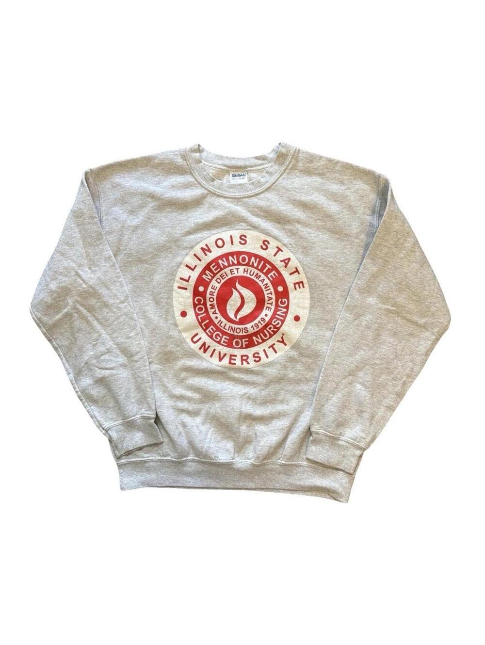 Illinois State University Nursing Gildan Heavy Blend Sweatshirt Size Medium